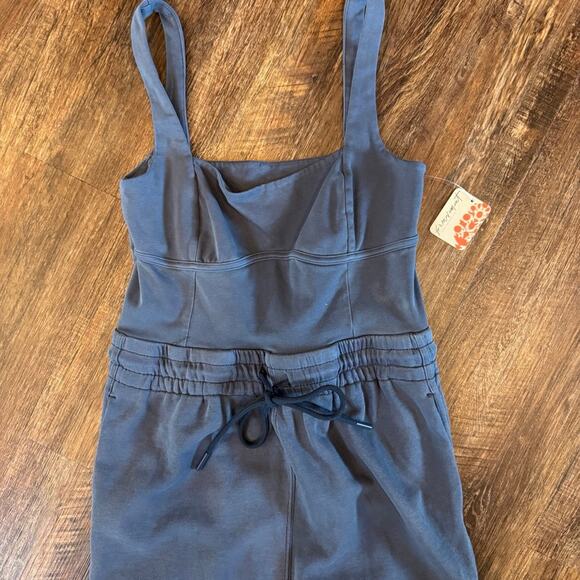 NWT Free People Inbound Jumper One Piece In midnight Navy size small - Picture 6 of 8